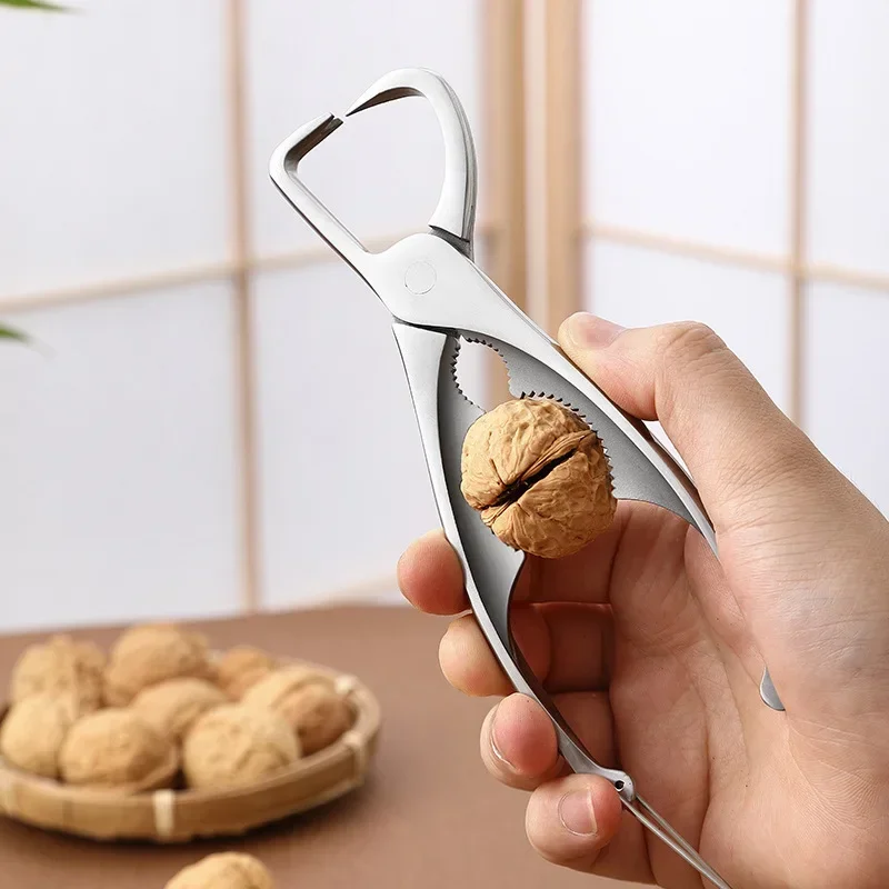 New Stainless Steel Tea Pliers Multifunction Manual Thickened Jaws Puer Clips for Puer Tea Cake