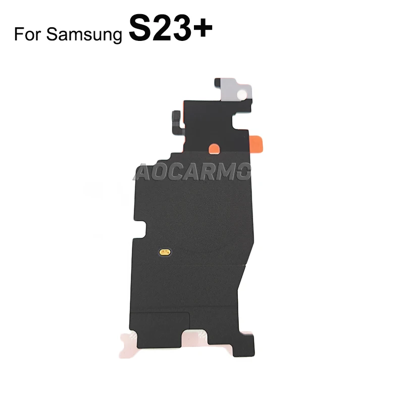 Aocarmo 충전기 무선 충전 코일 NFC 모듈 플렉스 케이블 삼성 갤럭시 S23U 울트라 S23 S23+Plus 교체 부품