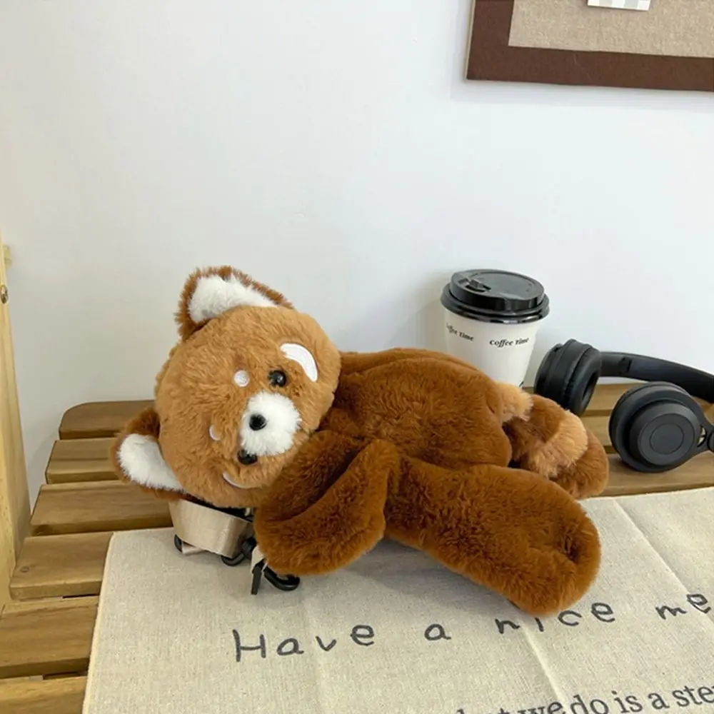 Portable Raccoon Crossbody Bag Large Capacity Children School Bag JK Lolita Animal Shoulder Bag Girls