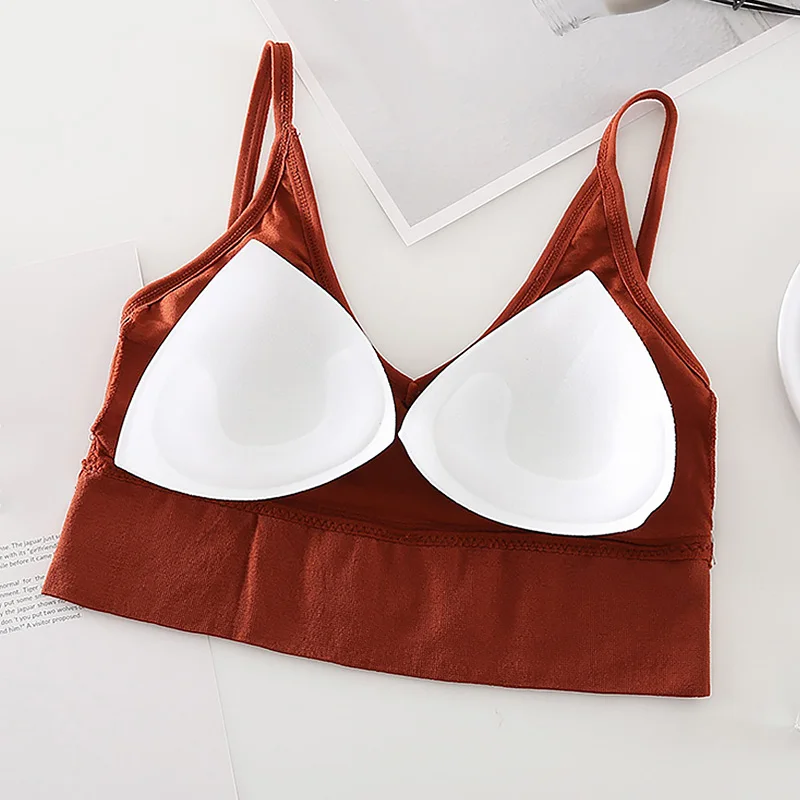 Seamless Tube Tops Bra For Women Uback Sexy Intimates Lingerie Sports Bralette Female Backless Crop Top Bandeau Ribbed Underwear