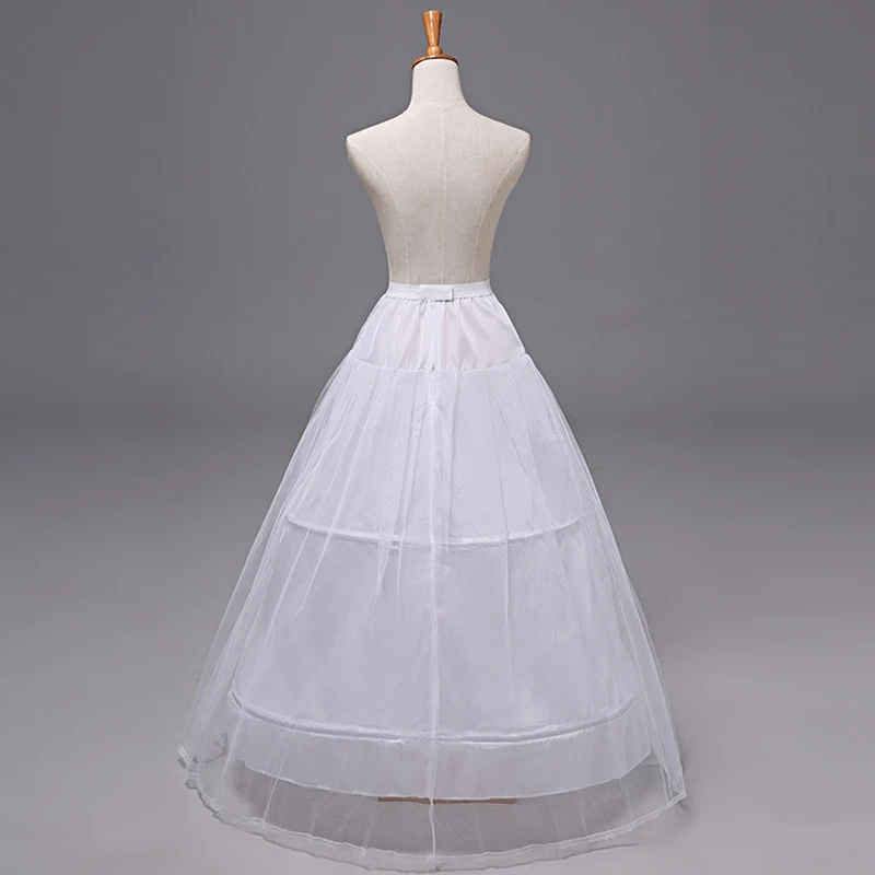 Wedding Gown Petticoat Big Hoop Crinoline Women Bridal Dress Underskirt Ruffle Loops Skirt A-line Vintage Banquet Party Cosplay