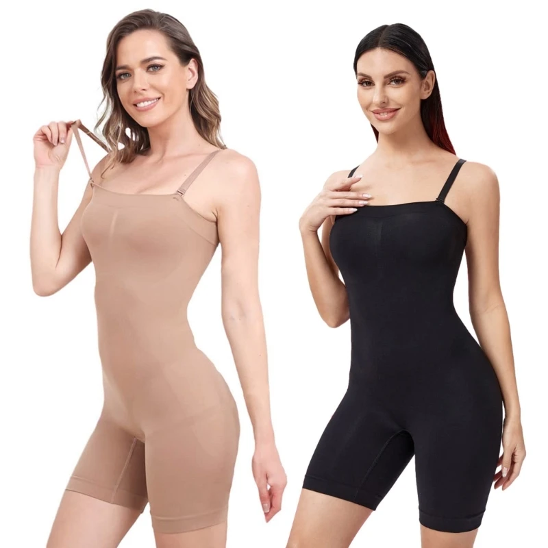 Bodysuit for Women Tummy Control Shapewear Seamless Sculpting Shorts Body Shaper Dropship 2023 seamless bodysuit shapewear women square neck tummy control thong body shaper sexy ribbed tank tops slimming jumpsuit