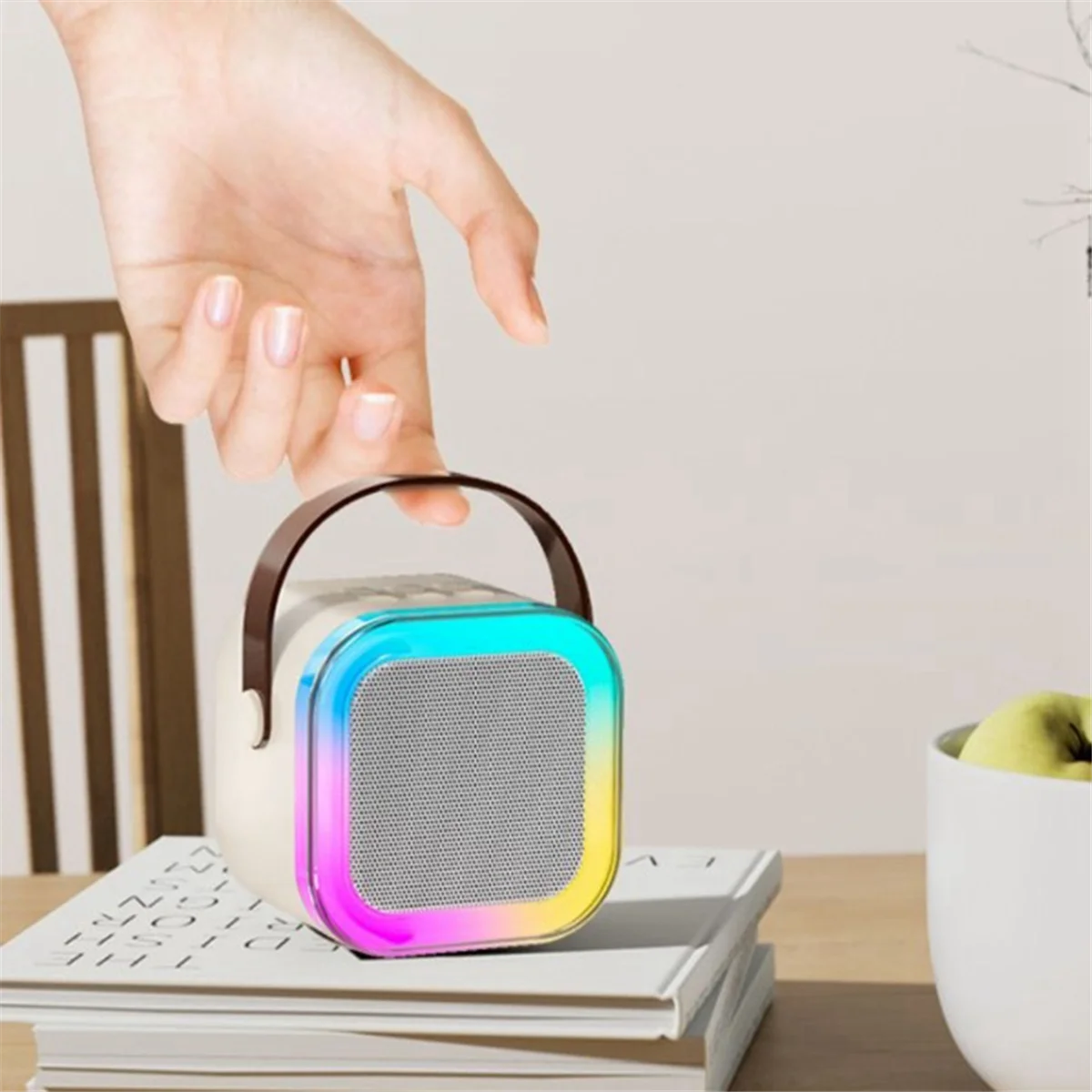 

Беспроводной микрофон K12, универсальный домашний Bluetooth-микрофон «все в одном» для пения, KTV