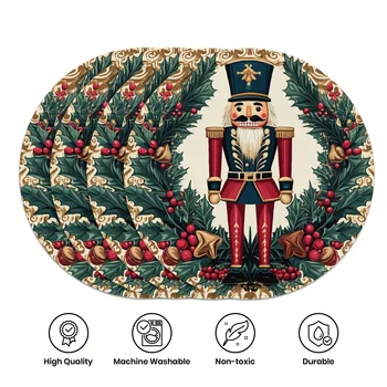 Vintage Nutcracker Christmas Placemats 4