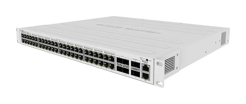 Mikrotik CRS354-48P-4S + 2Q + RM million 메가 48 포트 Poe 스마트 튜브 모양 스위치