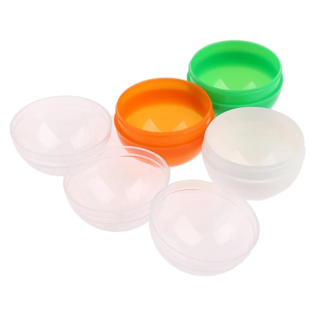 50PCS Mini 32MM Clear Transparency Plastic Capsule Toy Surprise Ball Tiny Container Making Things Model Toy Party Favor In Stock 5