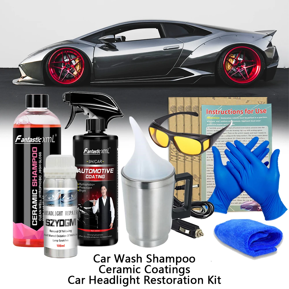 Car Interior Detailing Spray Car Detailing Kit Interior Cleaner Car Wash  Kit Easily Cleans And Protects All Interior Surfaces - AliExpress