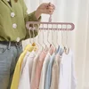 1/2pcs Magic Multi-port Support Hangers for Clothes Drying Rack Multifunction Plastic Clothes Rack Drying Hanger Storage Hangers 1
