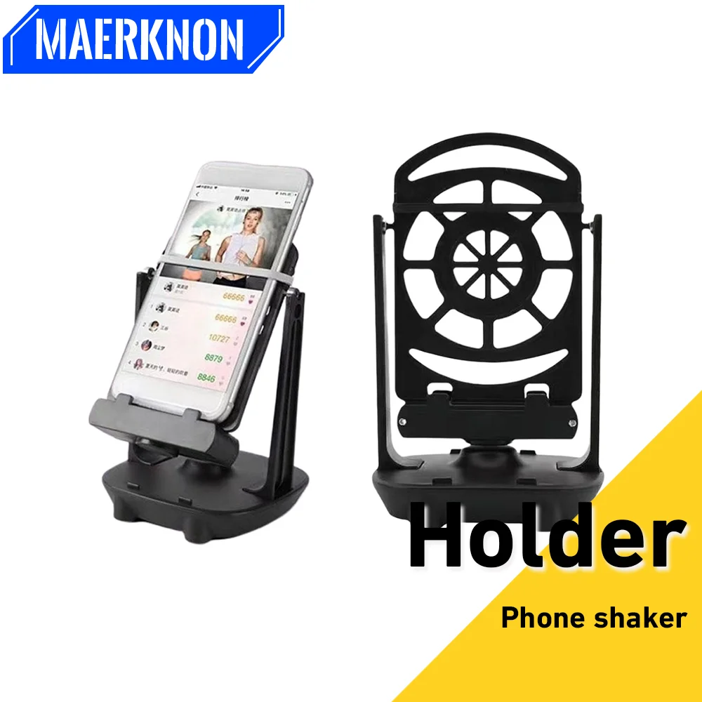 Desk Walking Swing Shaker Mobile Phone Stand Holder Pedometer Brush Stepper For Phone Wiggler Counter For iPhone