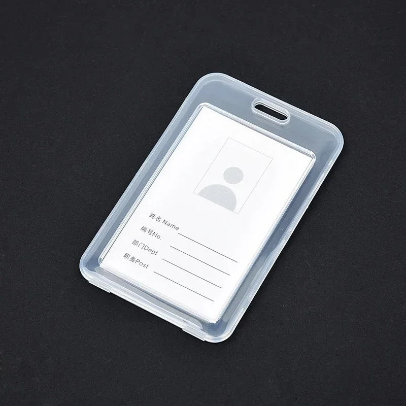 Transparent Waterproof Card Holder Sleeve - Clear Protector for ID, Credit, and Business Cards