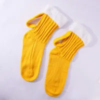 1 paire de nouvelles chaussettes de bière 3D, chaussettes tricotées tendance hip-hop 5