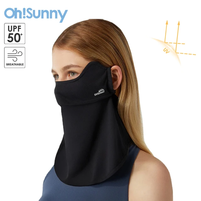 OhSunny Sun Protective Cycling Face Veil Neck Eye Full Protection Women Nose  Breathable Facial Shield for Outdoor Anti-UV - AliExpress