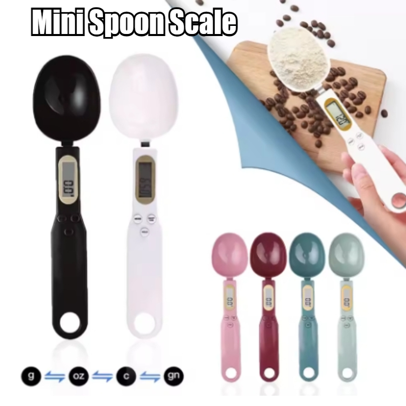 Mini Spoon Scale Digital Kitchen Scale Electronic LCD Food Scale 0.1-500g Cooking Flour Milk Coffee Powder Weight Measure Spoon