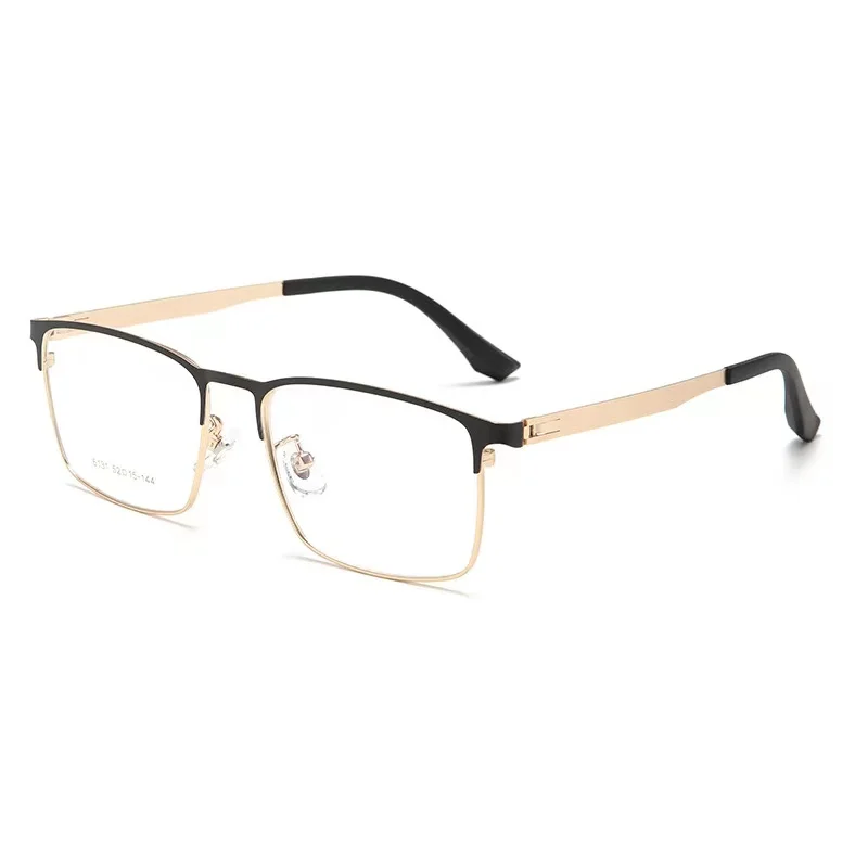 

52mm Ultralight Glasses Frame Men Square Eyewear Male Classic Full New Optical Prescription Eyeglasses Frames 6131