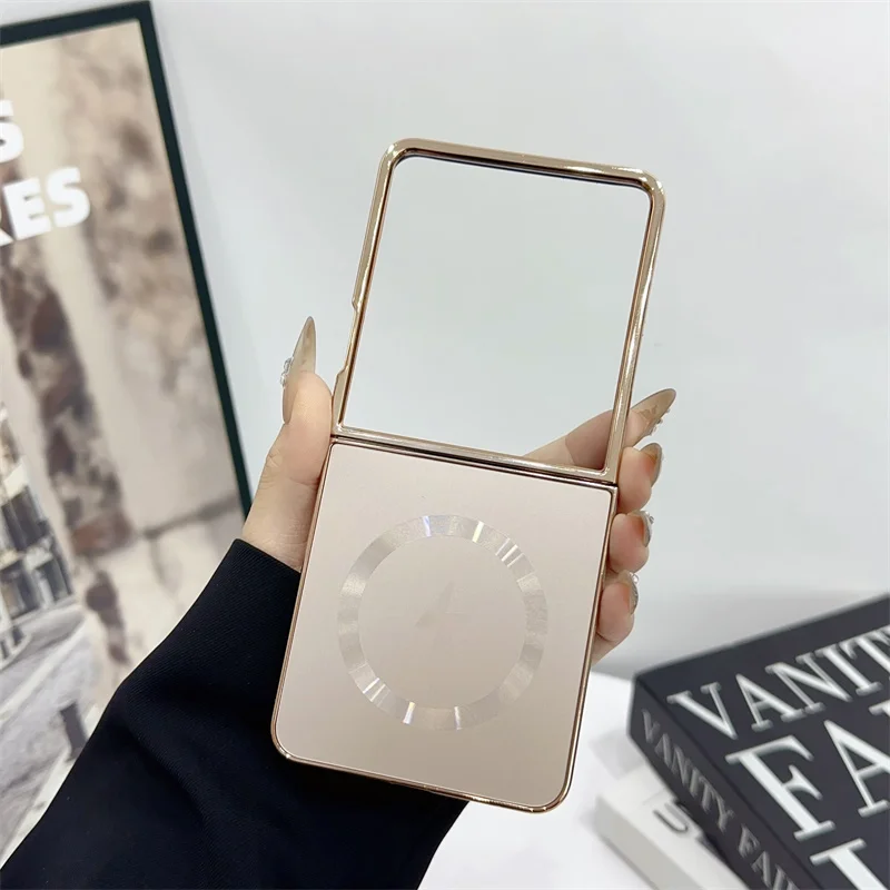 Sleek Magnetic Matte Shockproof Phone Case with Wireless Charging