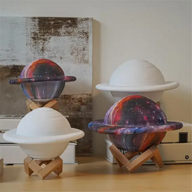 Levegő Párásító Kis Bolygó Éjszakai Könnyű Hordozható Autó Usb Aromaterápia Humificador Kollégiumi Otthoni Diffúzor Aromás