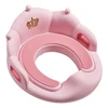 Child Potty Seats with Handles Splash Guard Detachable Soft Cushion Toilet Seats 2