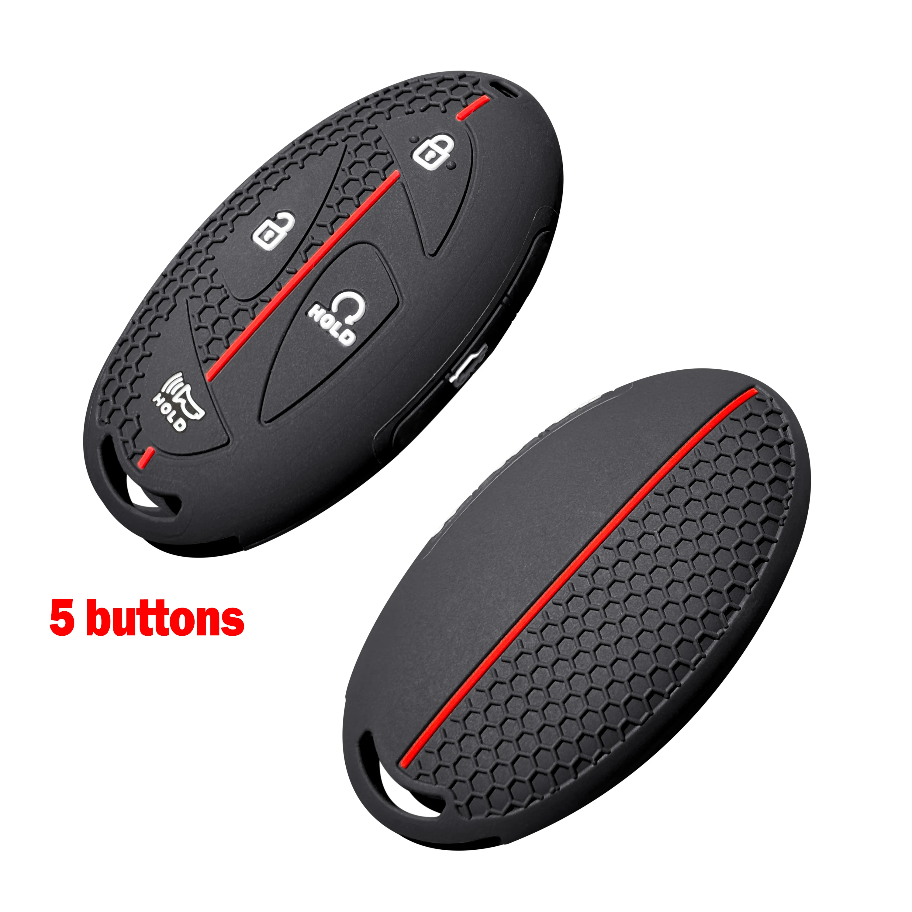 Premium Silicone Key Cover | Stylish Car Key Protector & Accessory with Chain