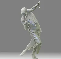 1:35 Scale Die Cast Resin Model Assembly Kit Biochemical Zombie Model Toy Needs Assembly Unpainted Free Shipping 2