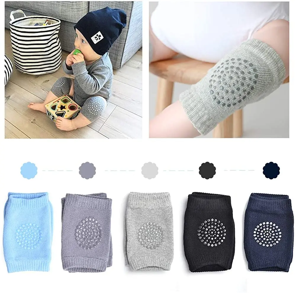 Kids Safety Crawling Elbow Cushion Infant Toddlers Baby Leg Warmers Knee Support Protector Baby Kneecap Baby Knee Pad Socks