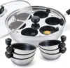 Poached Egg Maker Stainless Steel Egg Poacher Pan Food Grade Safe 1