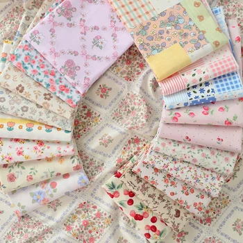 Cotton Floral Twill Fabric 1
