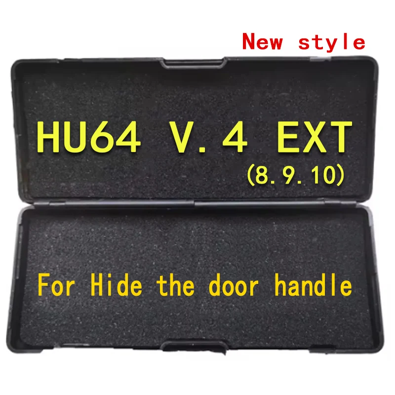 Lishi 2IN1 FOR HU64 V.3 EXT TOOLS Whit BLACK BOX For Automobile hidden door handle locksmith tools lock pick tools lock repair tool lever tool multipurpose tool