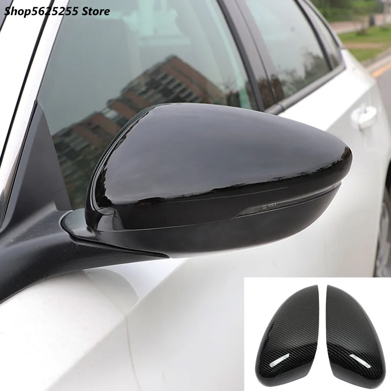 

Carbon Fiber Rear View Side Mirror Cover For Honda Accord 10th 2018 2019 2020 2021 Accessories ABS Rearview Mirror Bumper Strip