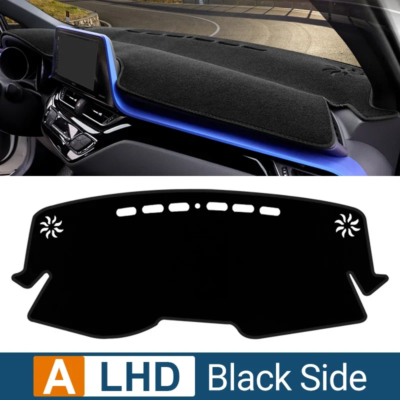 thumbnail image 1 of Cubierta del salpicadero del coche para Toyota C-HR CHR 2016 2017 2018 2019 2020 2021 2022 2023 escritorio de instrumentos parasol Mat Pad Accesorios, 1 of 5