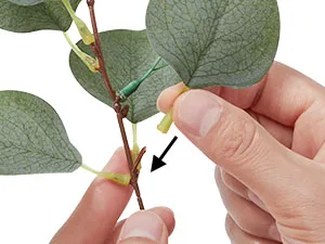 Artificial Mixed Eucalyptus Leaves Stems Bulk