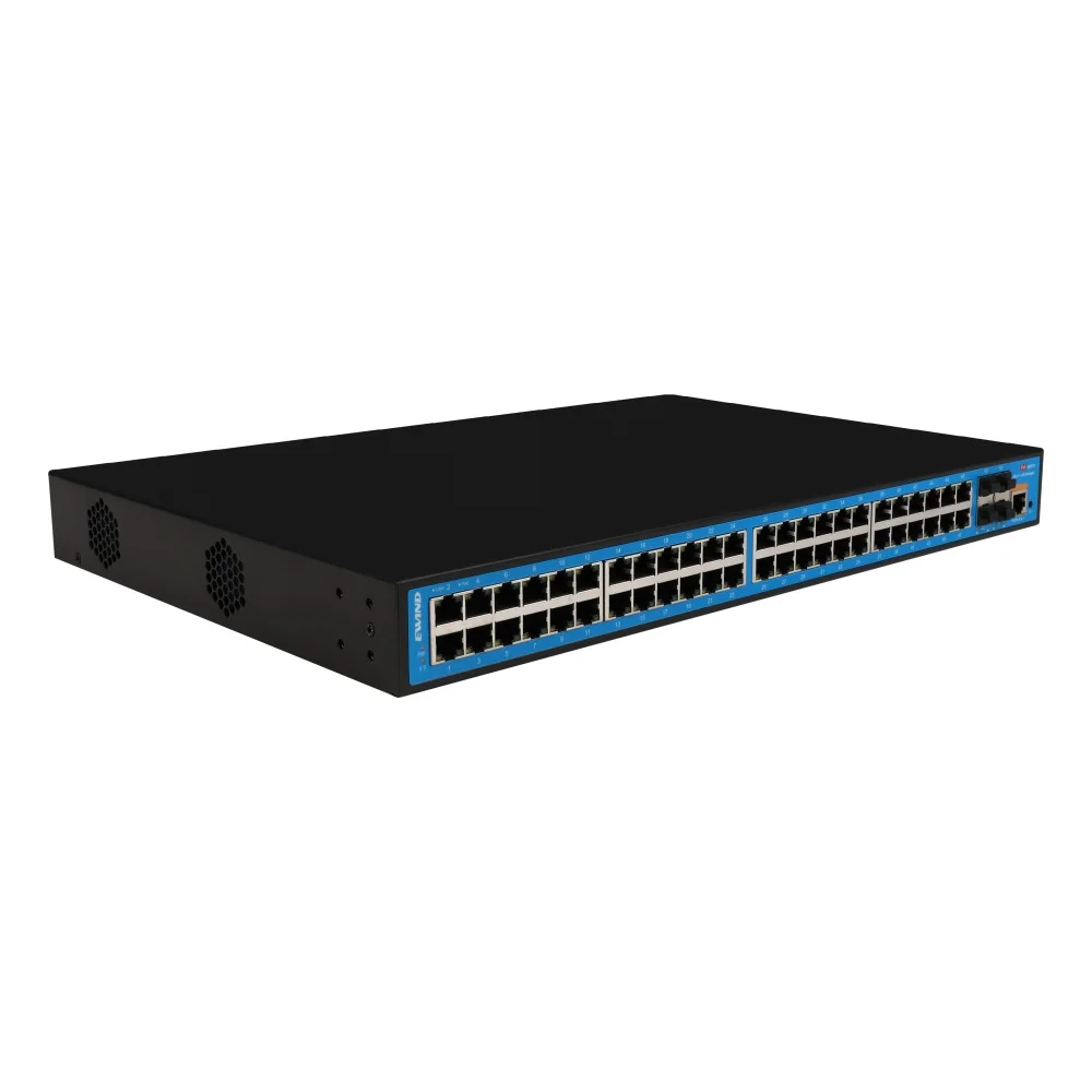 레이어 2 관리 네트워크 스위치, 1000mbps Poe 스위치, 48 포트, 4x10 GSFP + 파이버 포트 관리 스위치 Poe