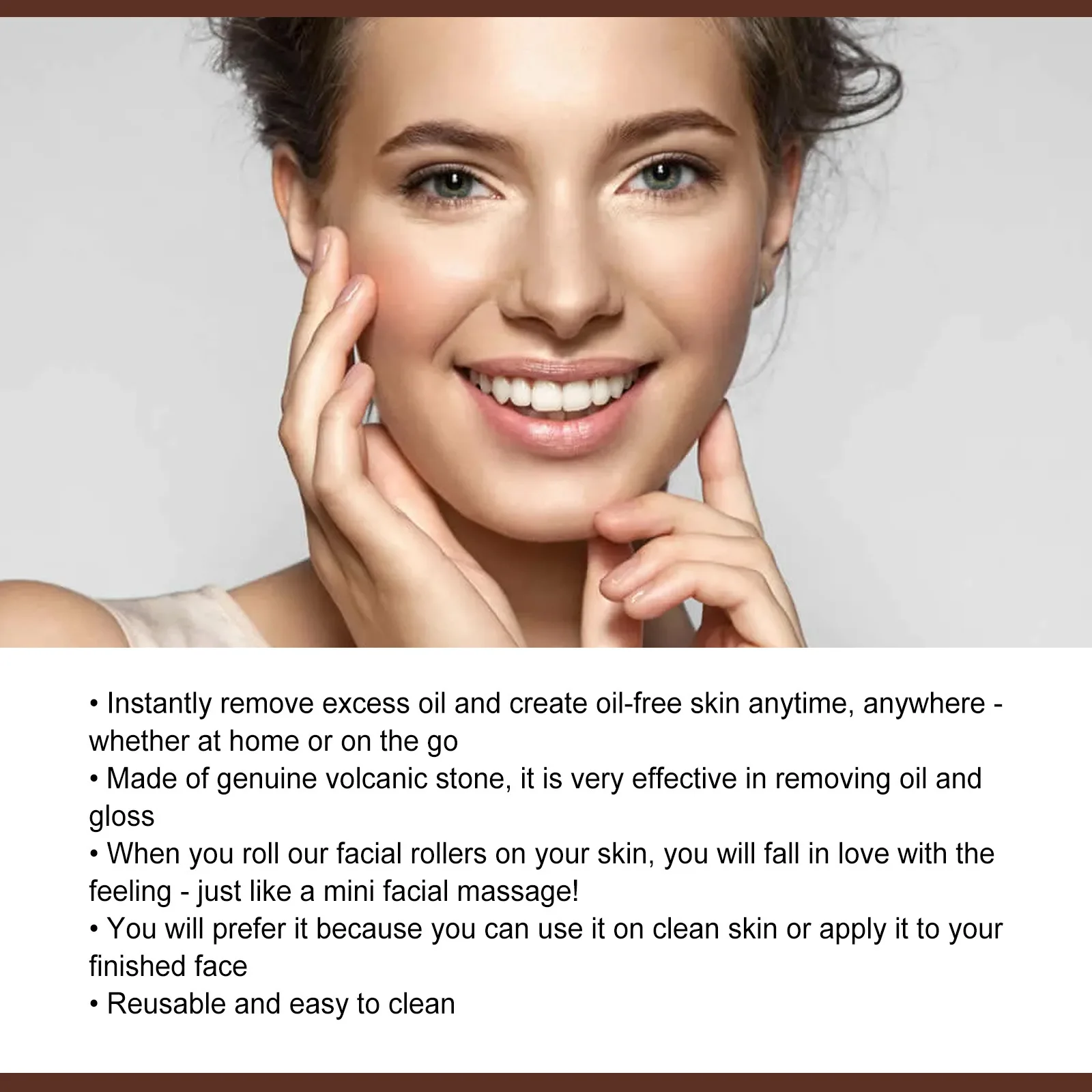 Eelhoe Volcanic Rock Oil-Absorbing Ball Deep Cleansing Sebum Pore Acne Cleanser Block Firming Skin Care Tool Makeup Tool