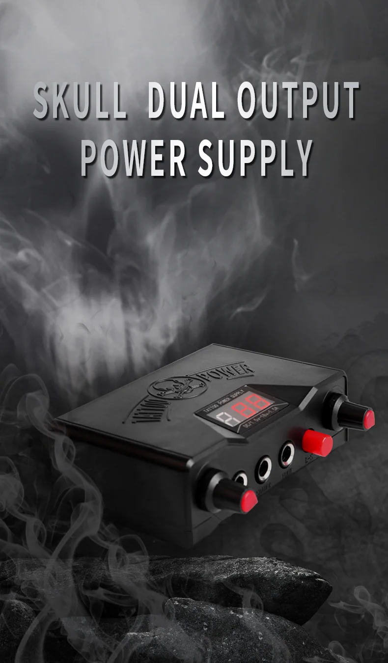 Se7043757b7c5402a9cb63b5c93dc4c74r Tattoo Power Kit Digital LCD Dual Mode Power Foot Pedal Clip Cable for Rotary And Coil Tattoo Gun Machine Tattoo Accessory Kit Mallzona