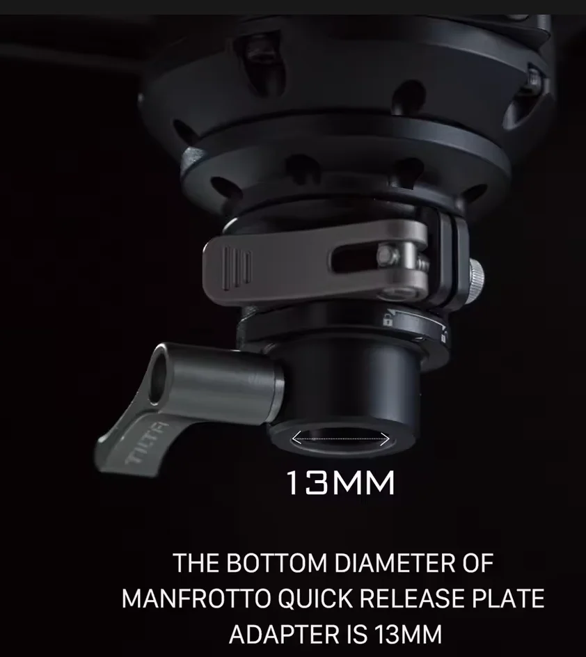 TILTA GSS-T01-QPA Manfrotto Quick Release Plate Adapter for