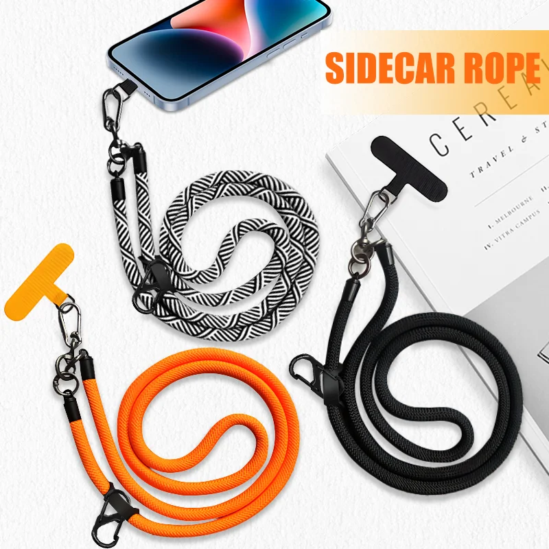Moex Unleash Para ZTE Blade A73 (4G) – Cadena Para Teléfono Móvil Con Mosquetón, Correa De Cuello