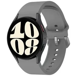 Versatile 20mm Silicone Smartwatch Strap - Sleek Wristband for Enhanced Comfort and Style (New Dark grey)