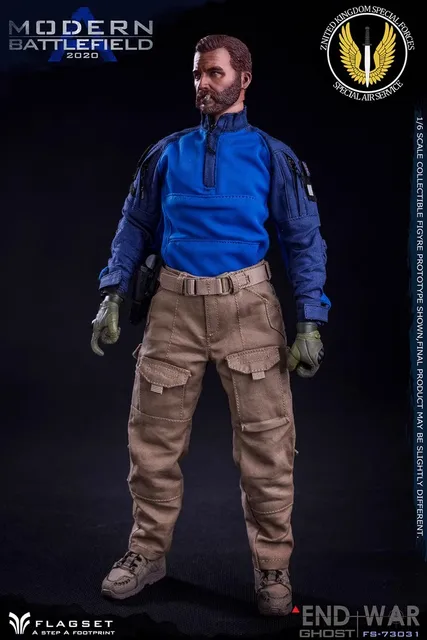 FLAGSET FS-73031 1/6 Soldier End War Ghost Modern Battlefield Full 
