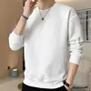 Spring  Autumn Tops Men's Sweatshirt Casual Base Shirt Round Collar Pullover Long Sleeve Trendy Fashion Interior Outdoor Wear 2