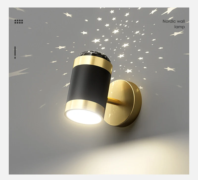 Nordic modern wall lamp E27 LED sconce light gold black indoor lighting home decor kitchen bedroom living room bedside decorate wall sconce lighting