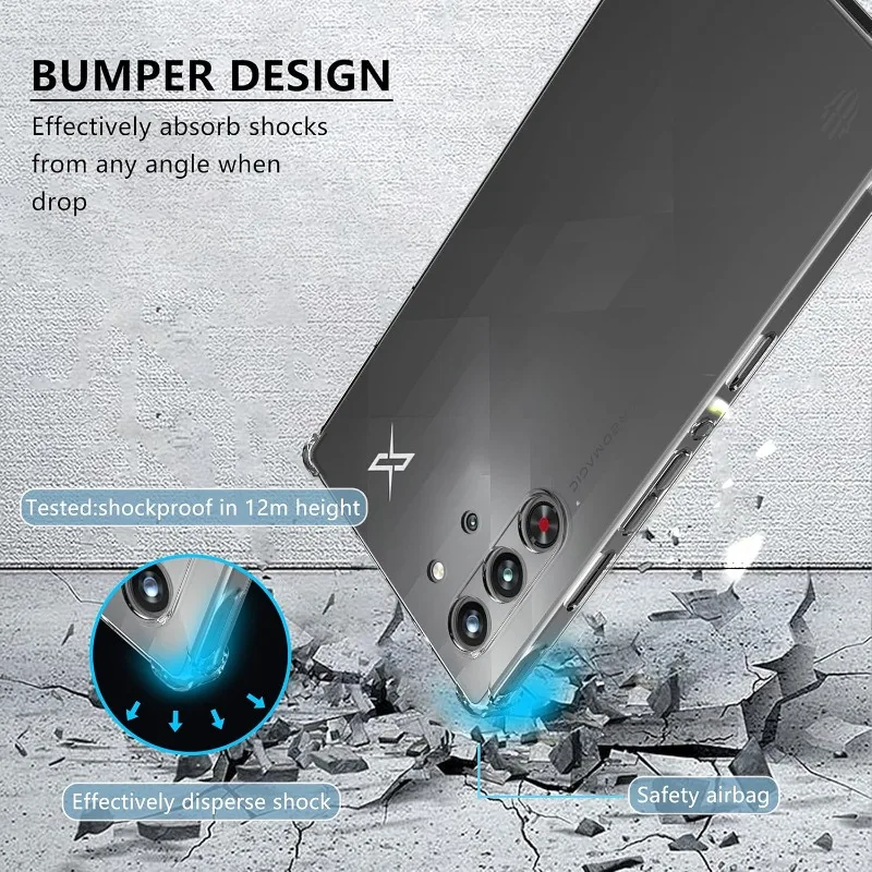 Shockproof Protective Case with Four-Corner Bumper Guard