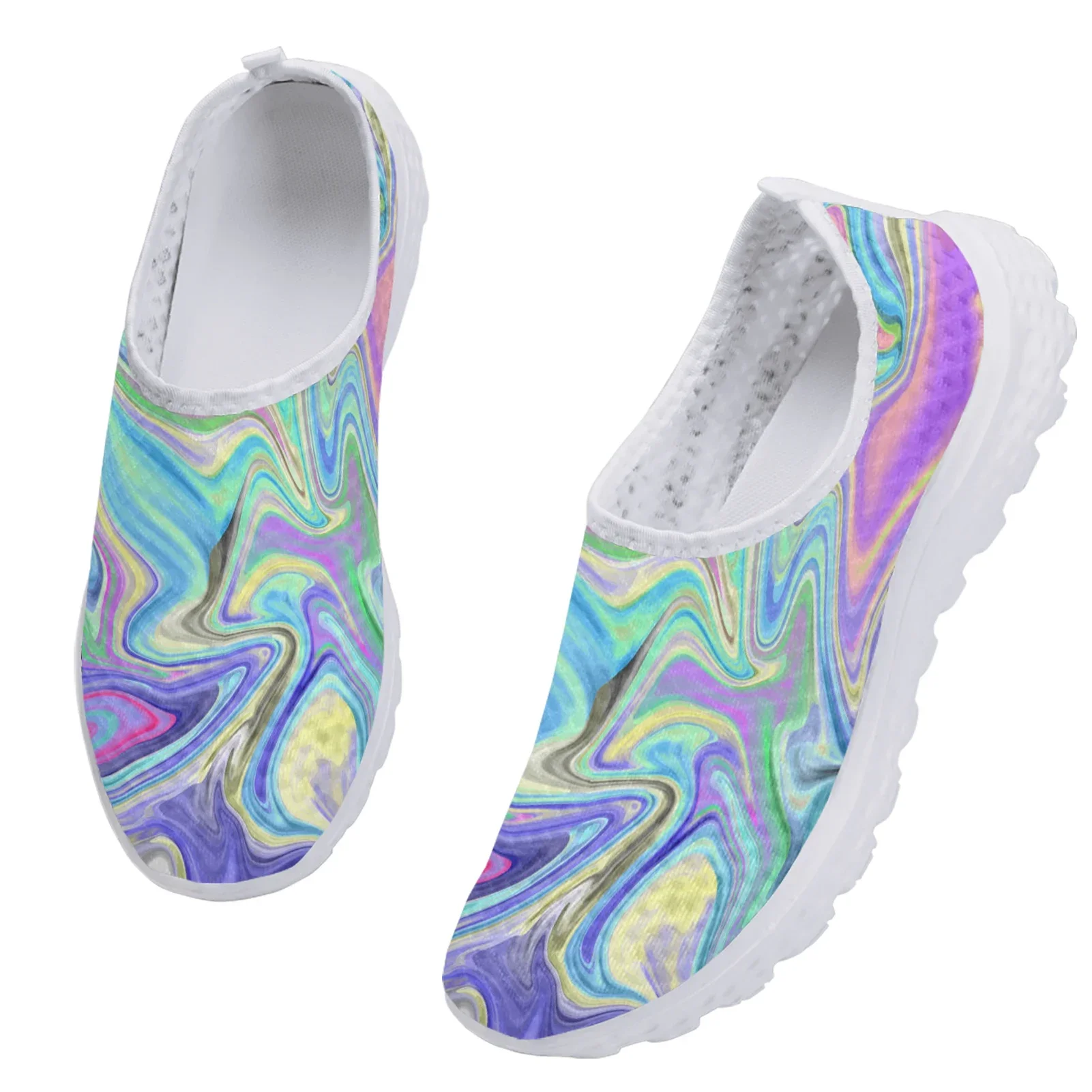 Рисунок 5 - Легкие дышащие туфли Rainbow Psychedelic с принтом