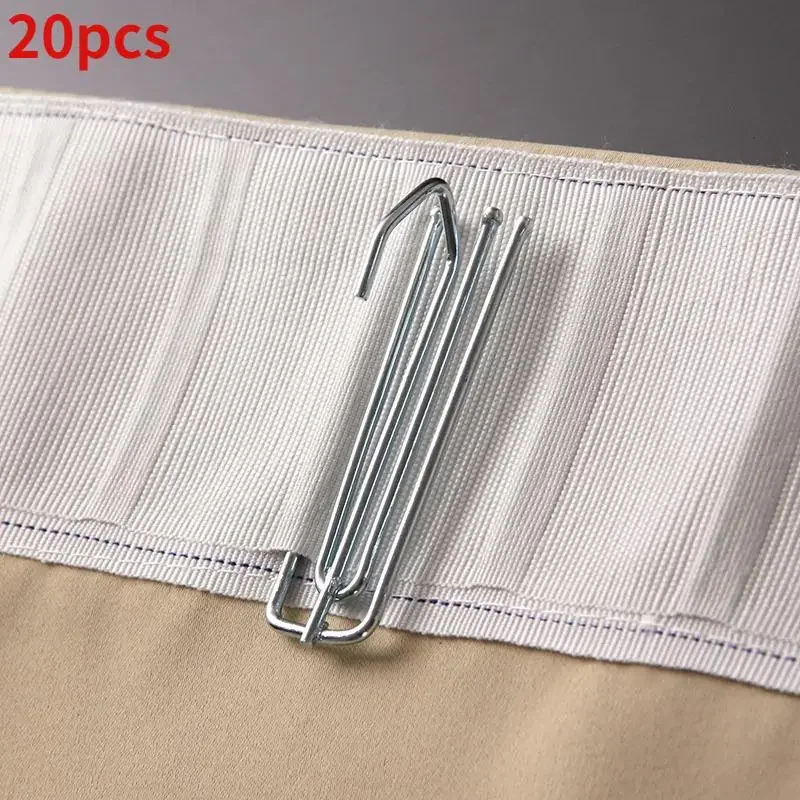 Steel Curtain Hanging Hooks Ring 20Pcs for Window Home Decor Accessories