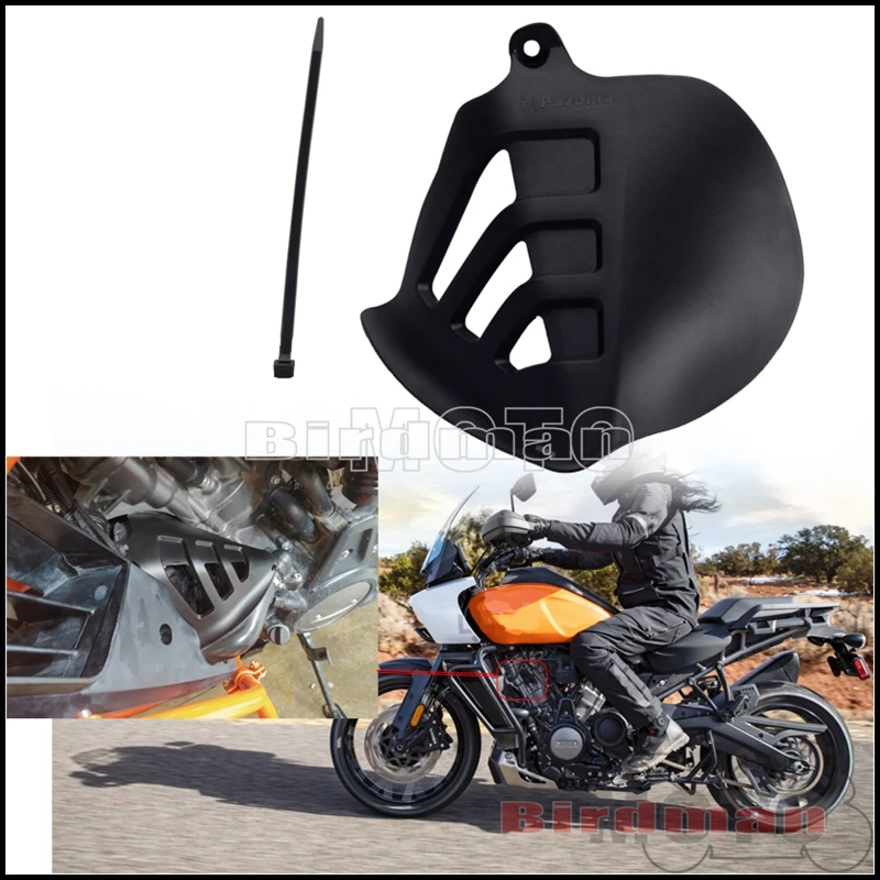 

Дефлектор горячего воздуха для мотоцикла Harley Pan America 1250 RA1250 RA1250S 2021-2024, черный противоожоговый чехол, радиатор, тепловой экран