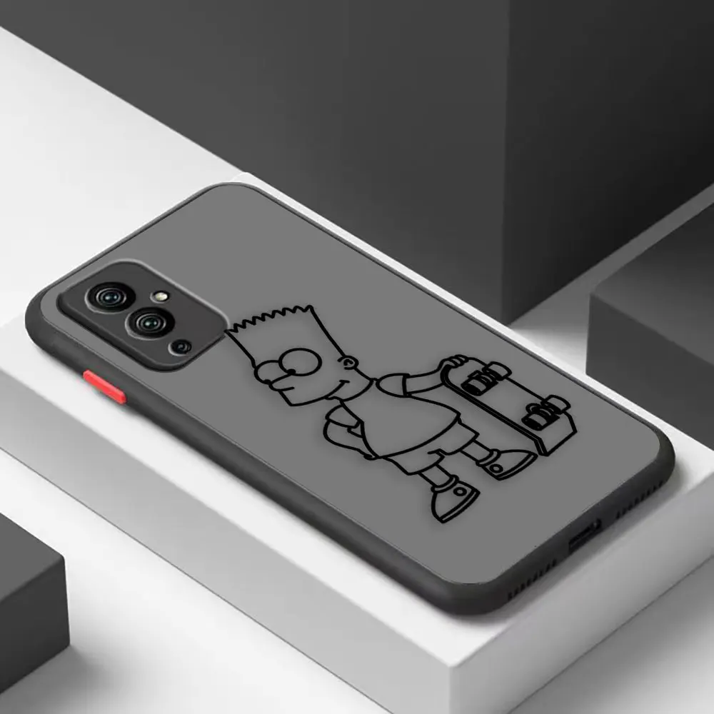 Matte Case for Oneplus 10 9 8T 8 7 7T 6 6T 5T PRO NORD CE 2 N10 N100 5G Case Cover Funda Coque Capa Shell Movie The S-Simpsons-S