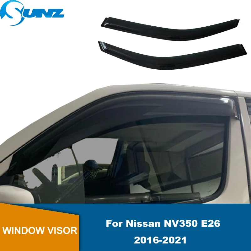 

Car Window Rain Guards Sun Visor Cover Shield Side Window Deflectors For Nissan NV350 E26 2015 2016 2017 2018 2019 2020 2021