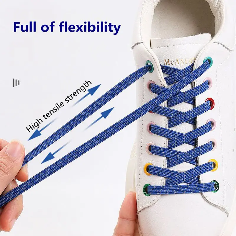 Lacci Per Scarpe Glitterati Argento E Oro | 120 E 140 Cm | Per Sneakers Adulti E Bambini | Moda E Sport - Foto 13