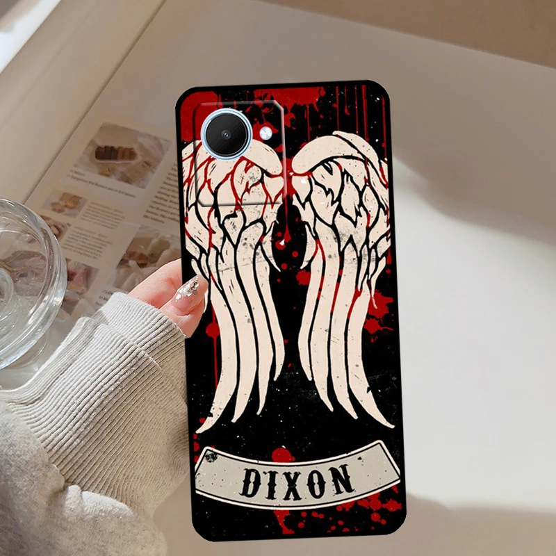 The Walking Dead Daryl Dixon Wings Case For Realme GT Neo 5 3 2 3T 8 9 10 11 Pro Plus C15 C25s C21Y C30 C33 C35 C53 C55 C31