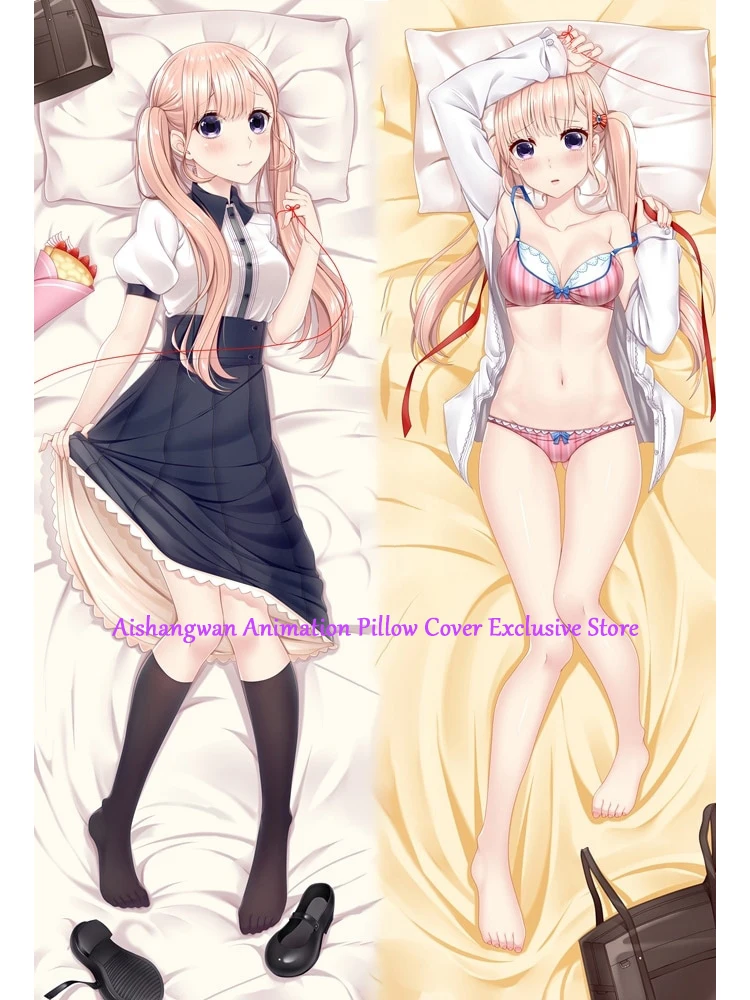 

Наволочка Dakimakura с аниме риририна Санада, двухсторонняя наволочка с принтом, постельное белье, праздничные подарки