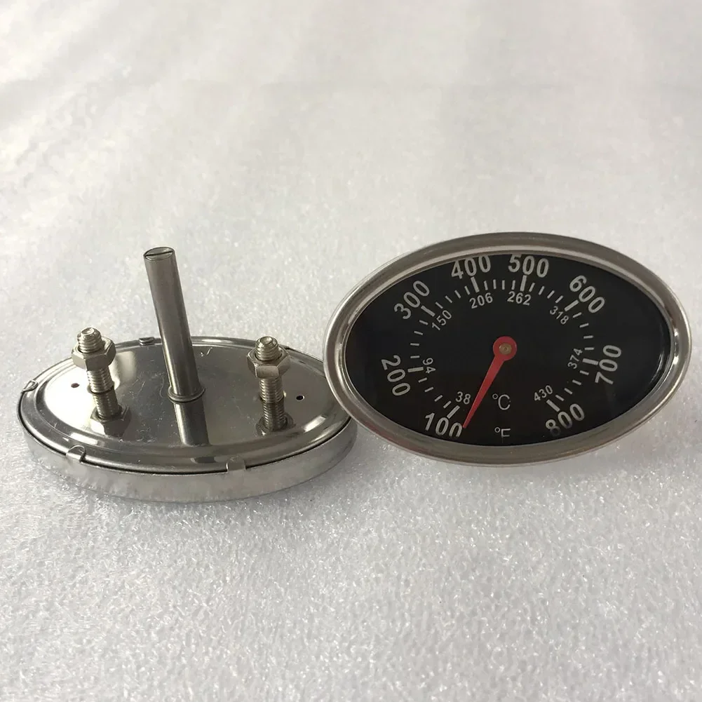 Metal Temperature Gauge Grill Thermometer Cooking Temperature Accessories thermocouple replacement probe For Weber Q2000 / Family Q