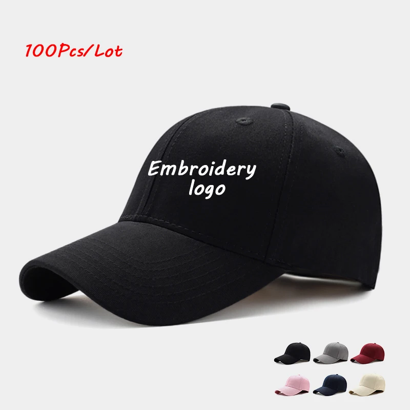 https://ae01.alicdn.com/kf/Se705f2eedc2c48169527beda976f839dA/100pcs-Lot-Custom-logo-baseball-cap-Unisex-men-sports-hat-Fishing-cycling-Tennis-Trucker-hat-Women.jpg